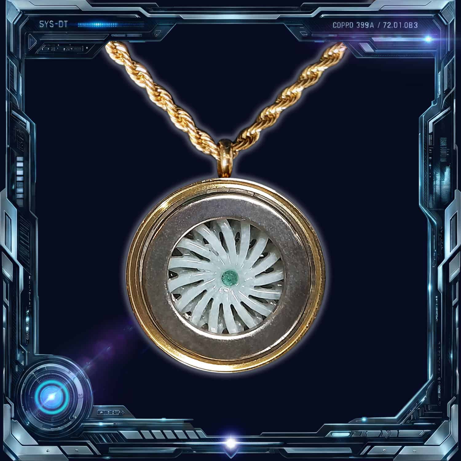 PENDENTIF TORUS D’EMERAUDE
