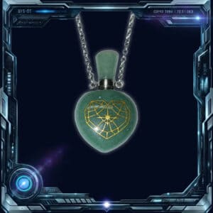 PENDENTIF COEUR COSMIQUE