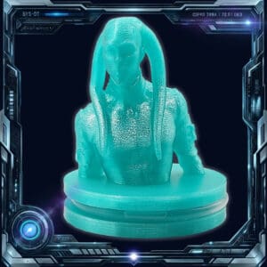 BUSTE D'AVATAR PLASMIQUE PERSONNALISE PSYCHOACTIF